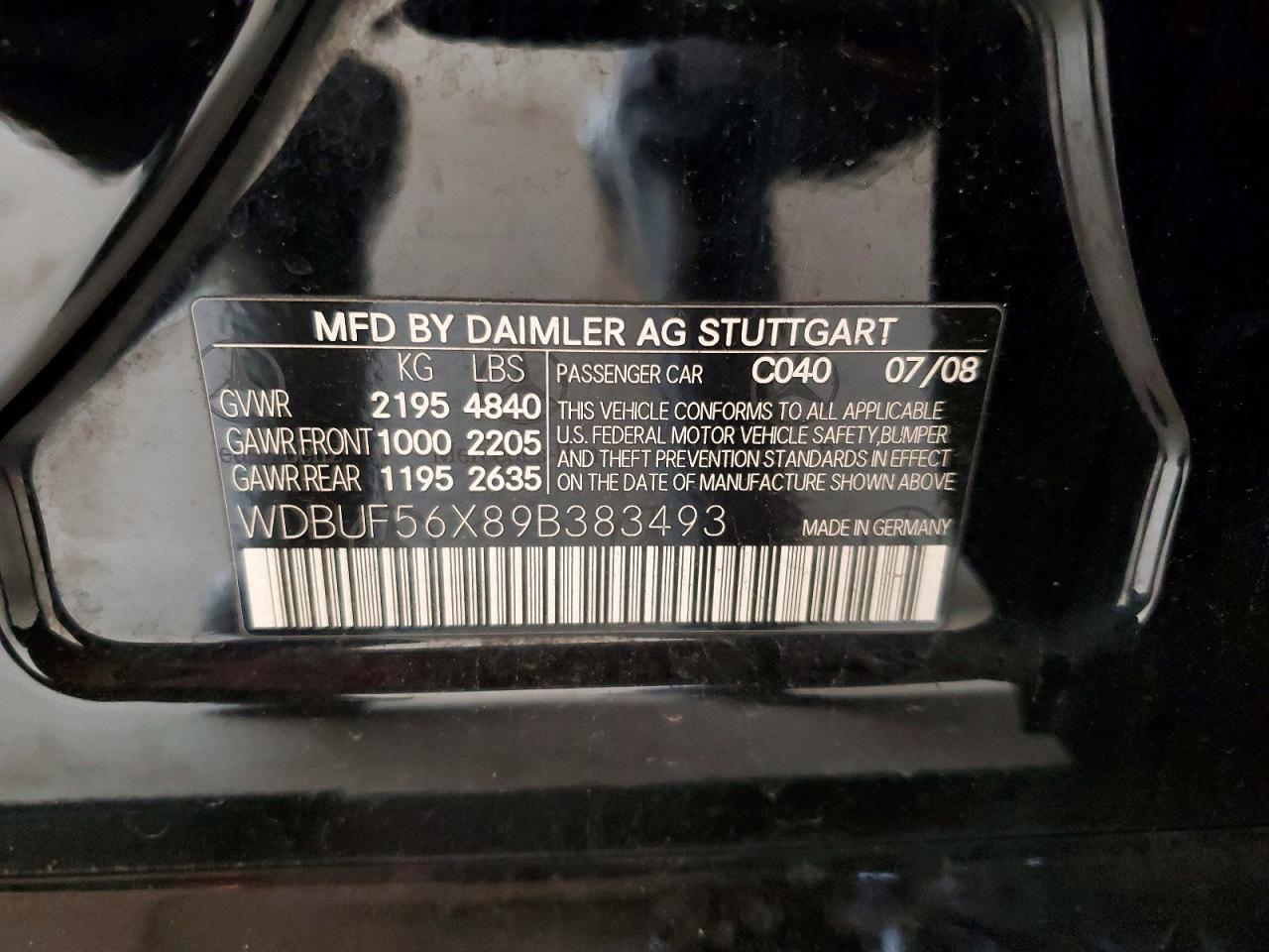 2009 MERCEDES-BENZ E 350 photo 13