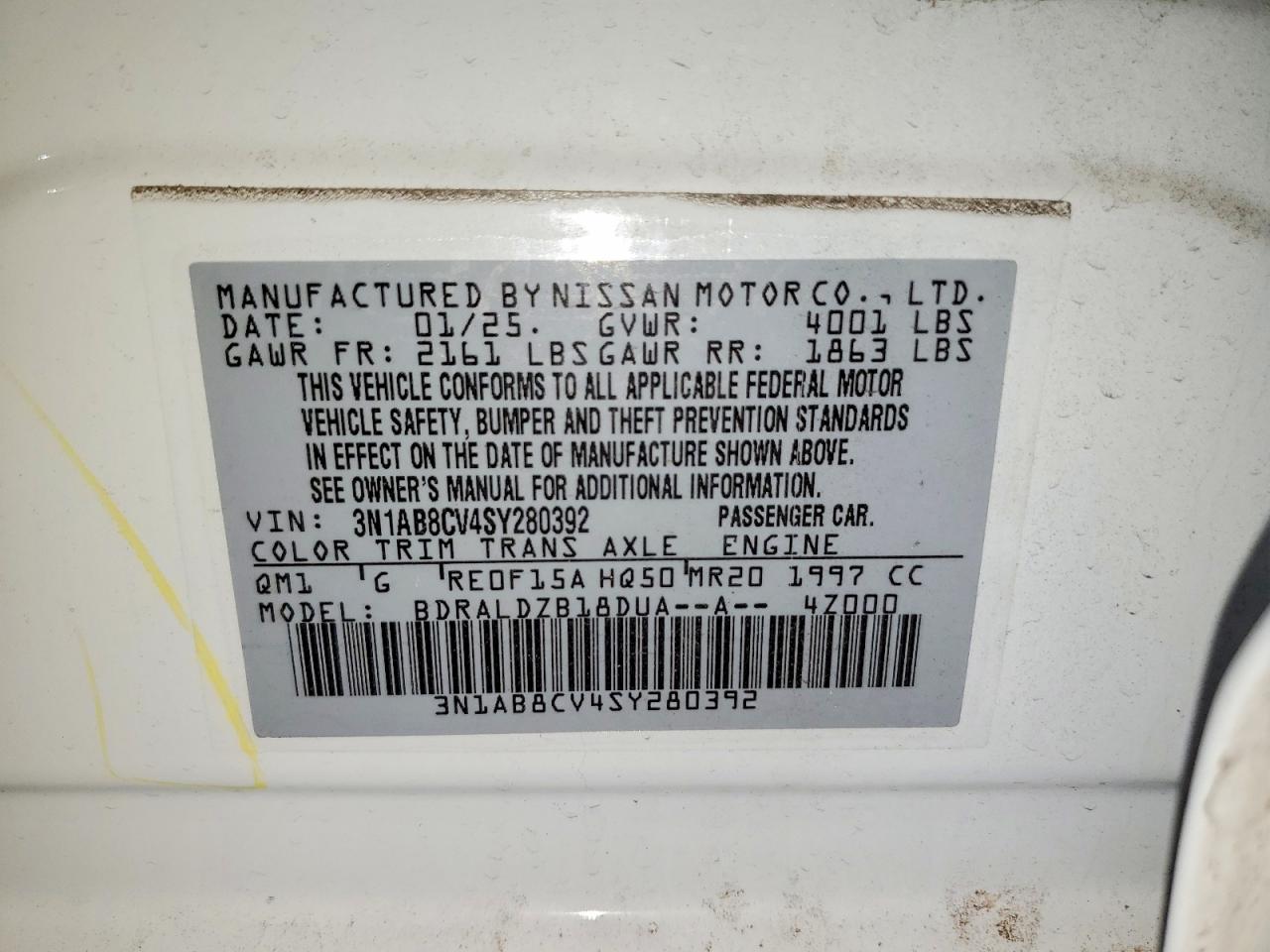 2025 NISSAN SENTRA SV photo 25