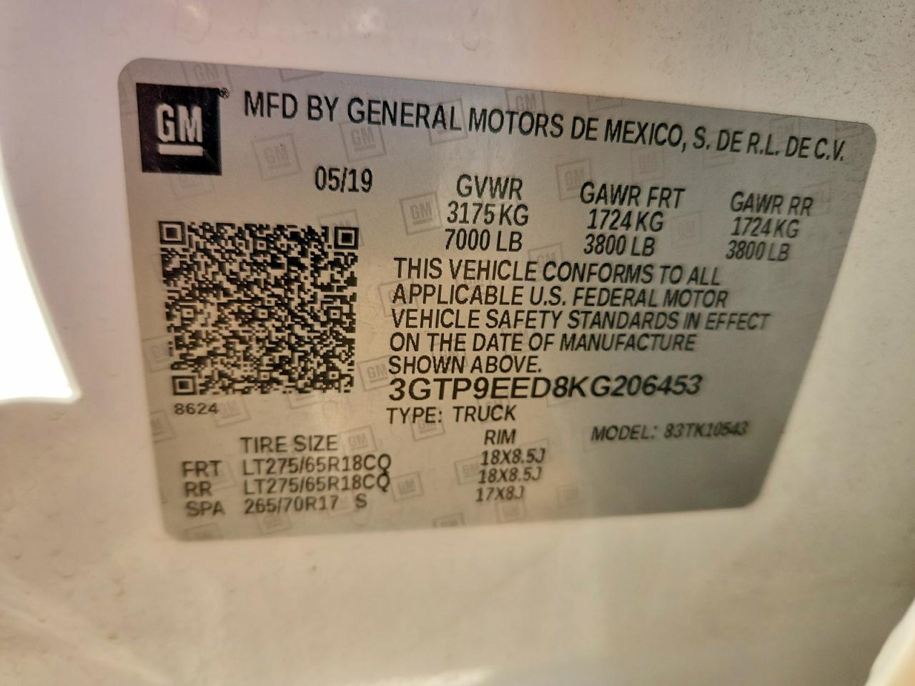 2019 GMC SIERRA K1500 AT4 photo 34