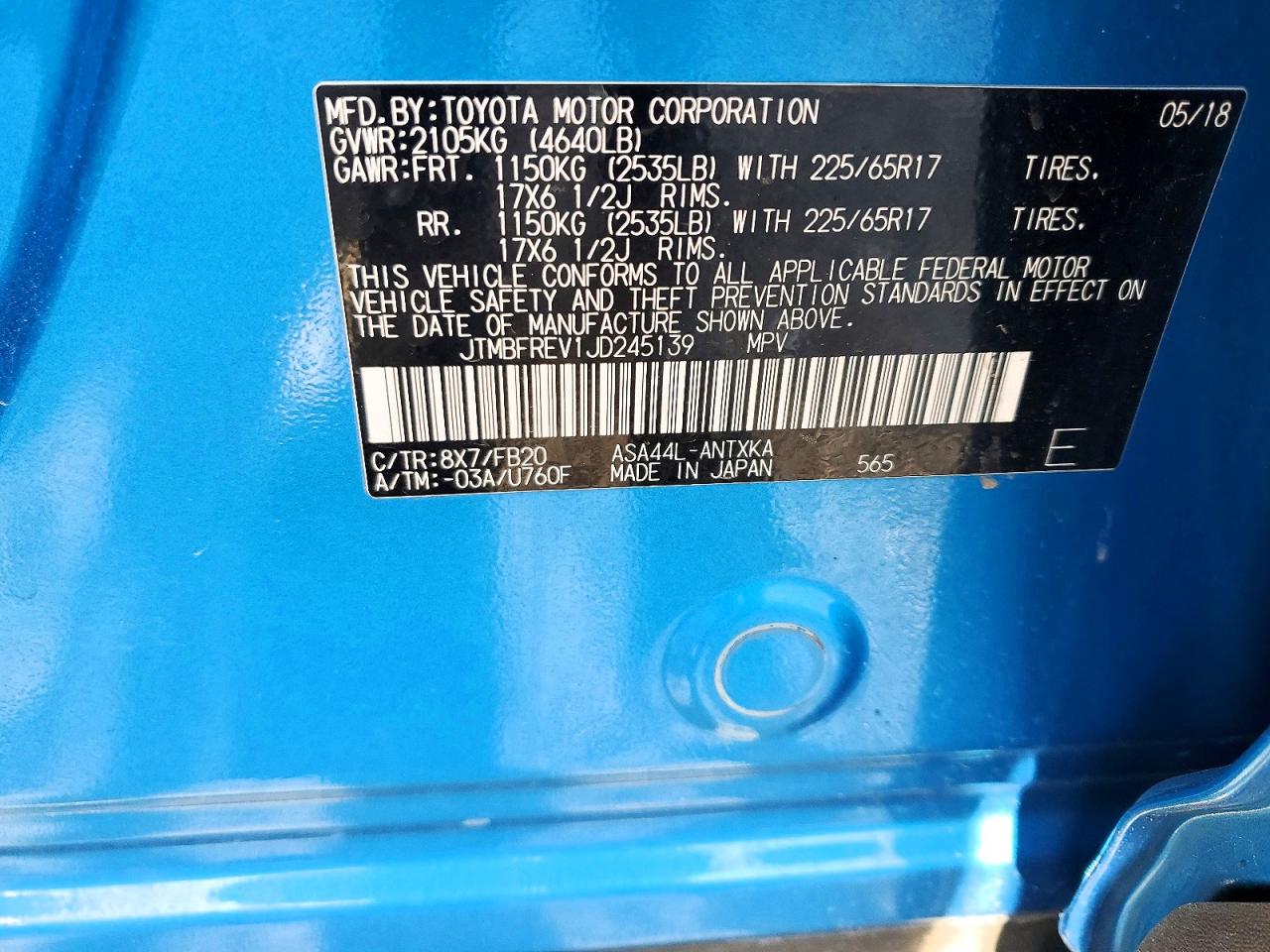 2018 TOYOTA RAV4 LE photo 25