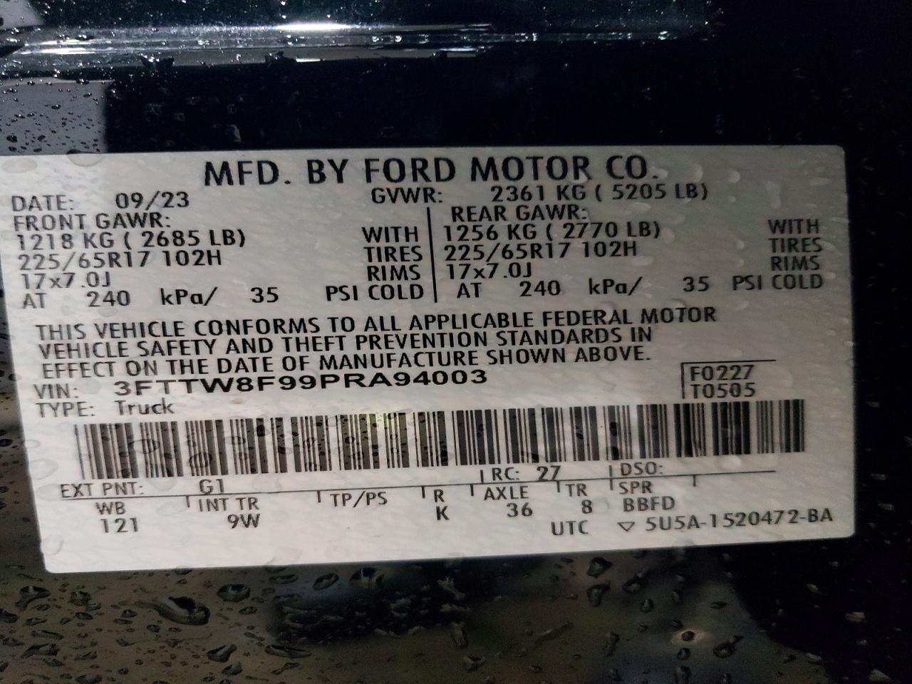 2023 FORD MAVERICK XL photo 12