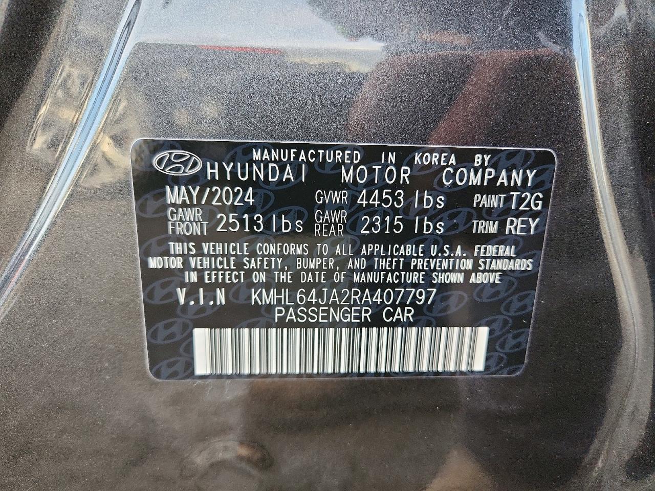 2024 HYUNDAI SONATA SEL photo 12