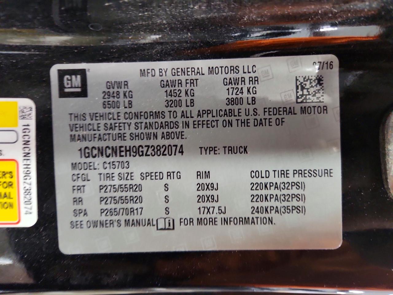 2016 CHEVROLET SILVERADO C1500 photo 12