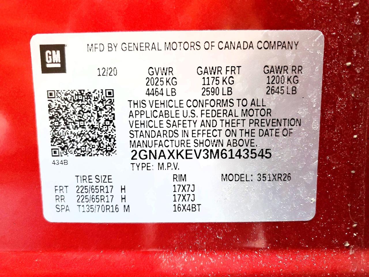 2021 CHEVROLET EQUINOX LT photo 45
