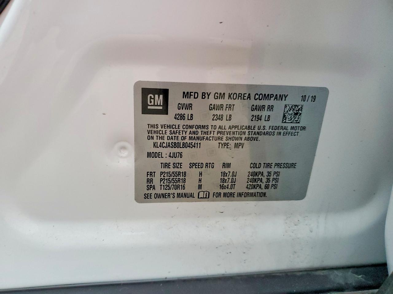 2020 BUICK ENCORE PREFERRED photo 13