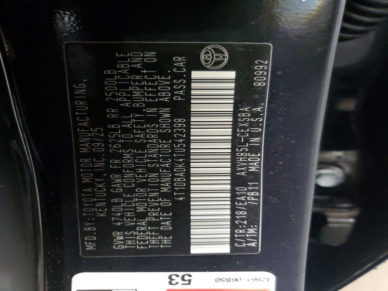 2026 TOYOTA CAMRY SE photo 13