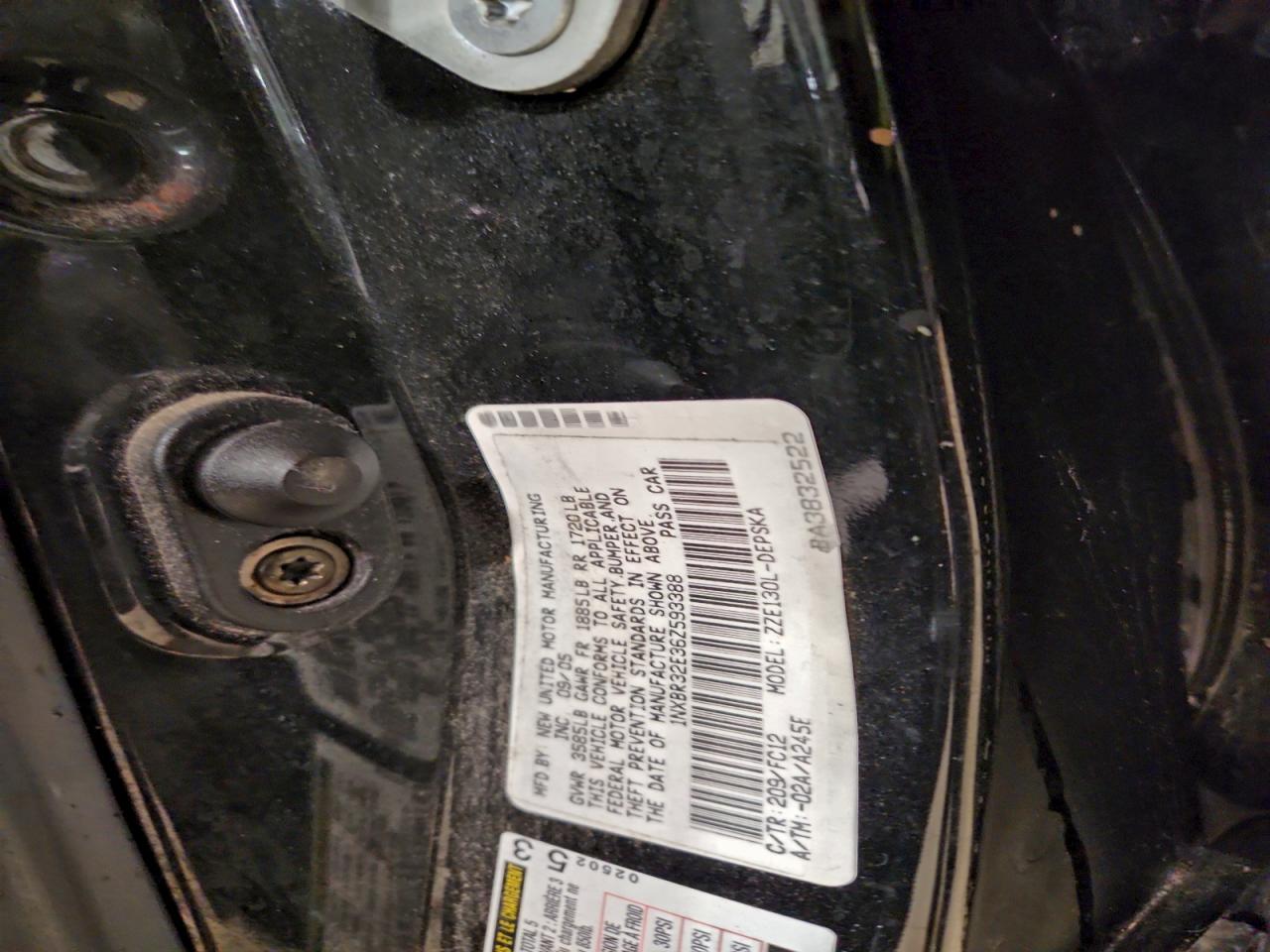2006 TOYOTA COROLLA CE photo 12