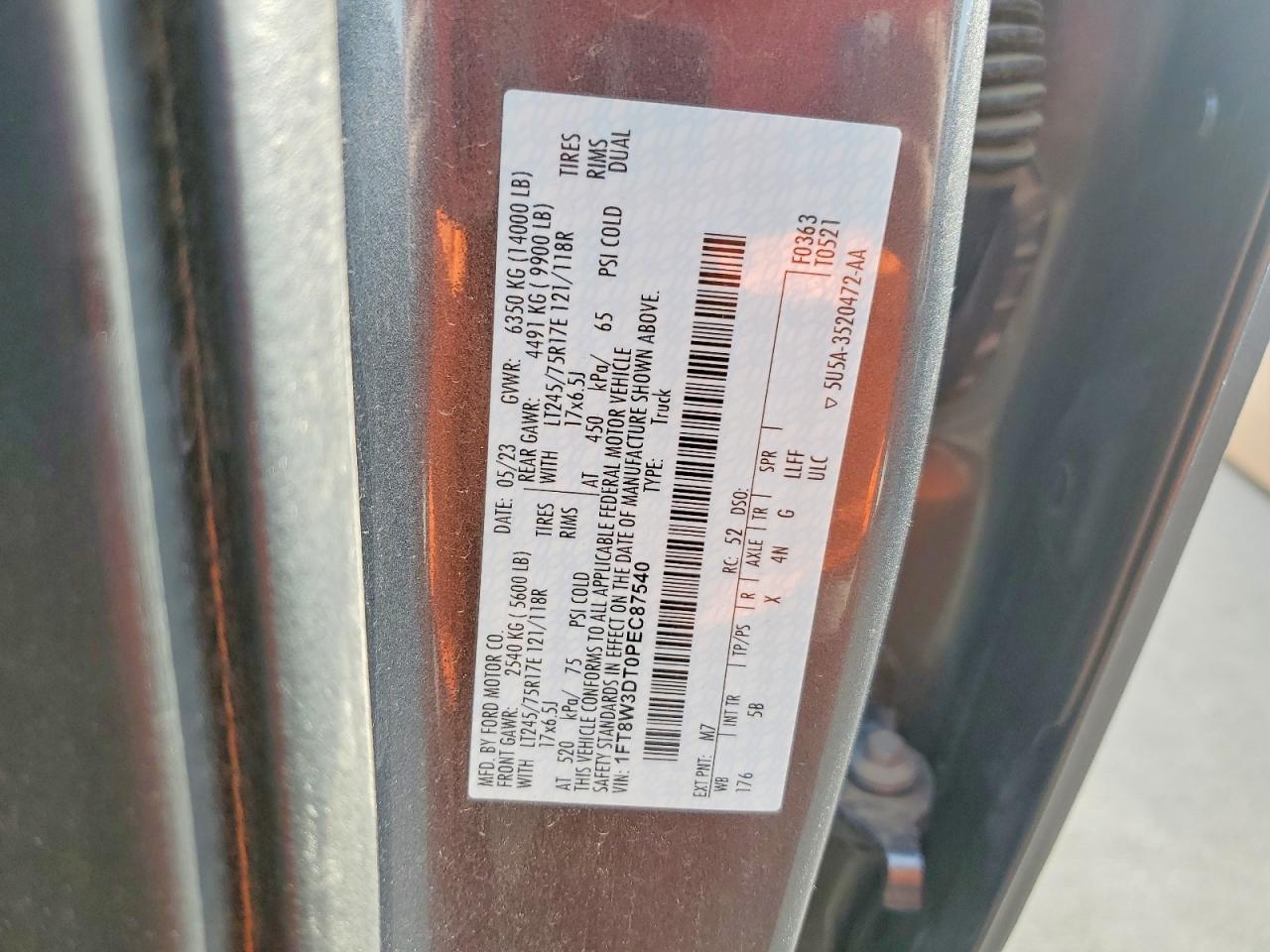 2023 FORD F350 SUPER DUTY photo 13