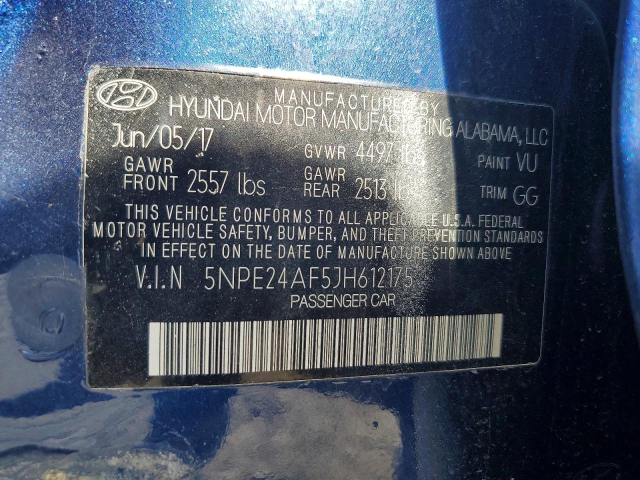 2018 HYUNDAI SONATA SE photo 12