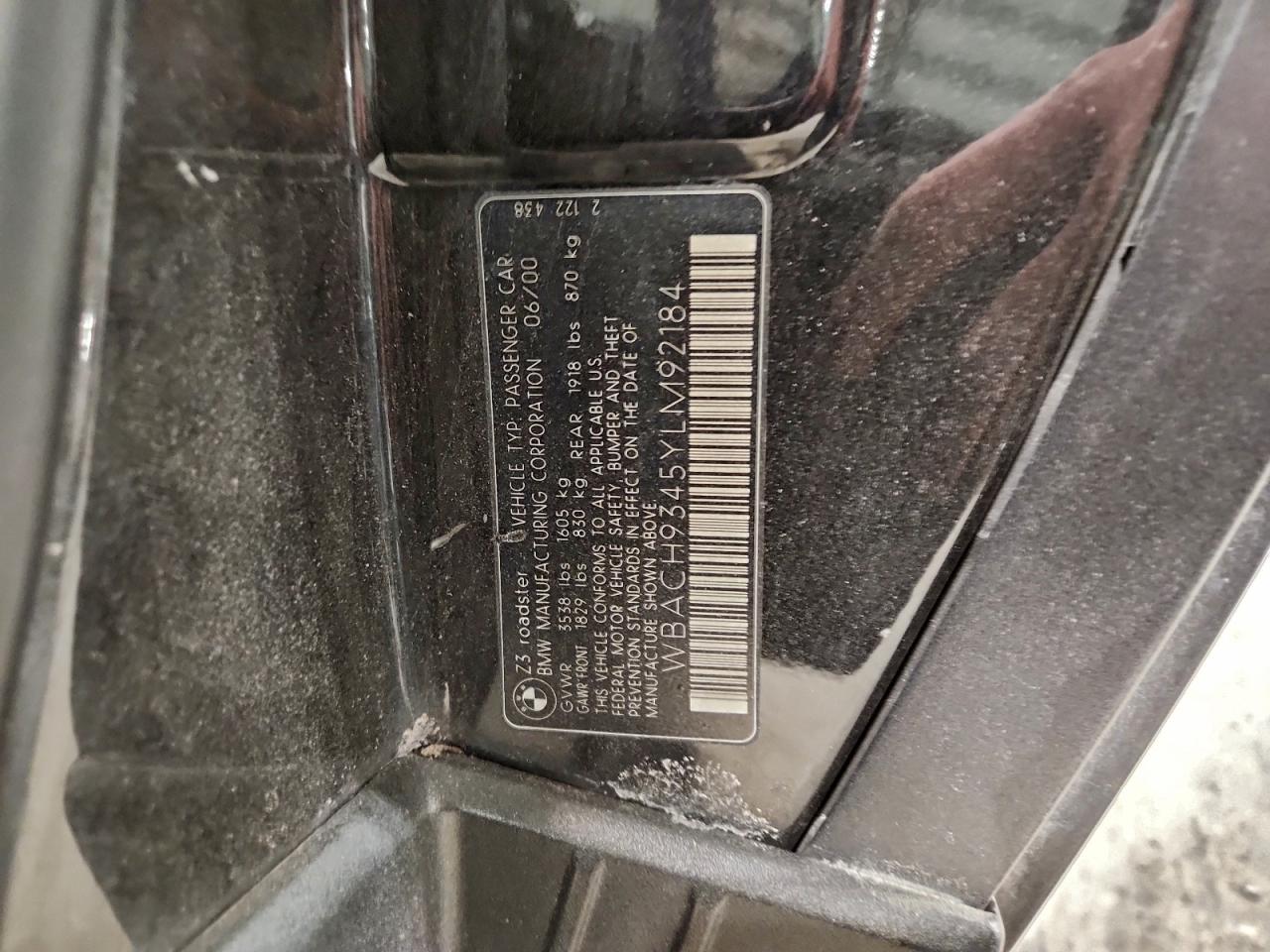 2000 BMW Z3 2.3 photo 23