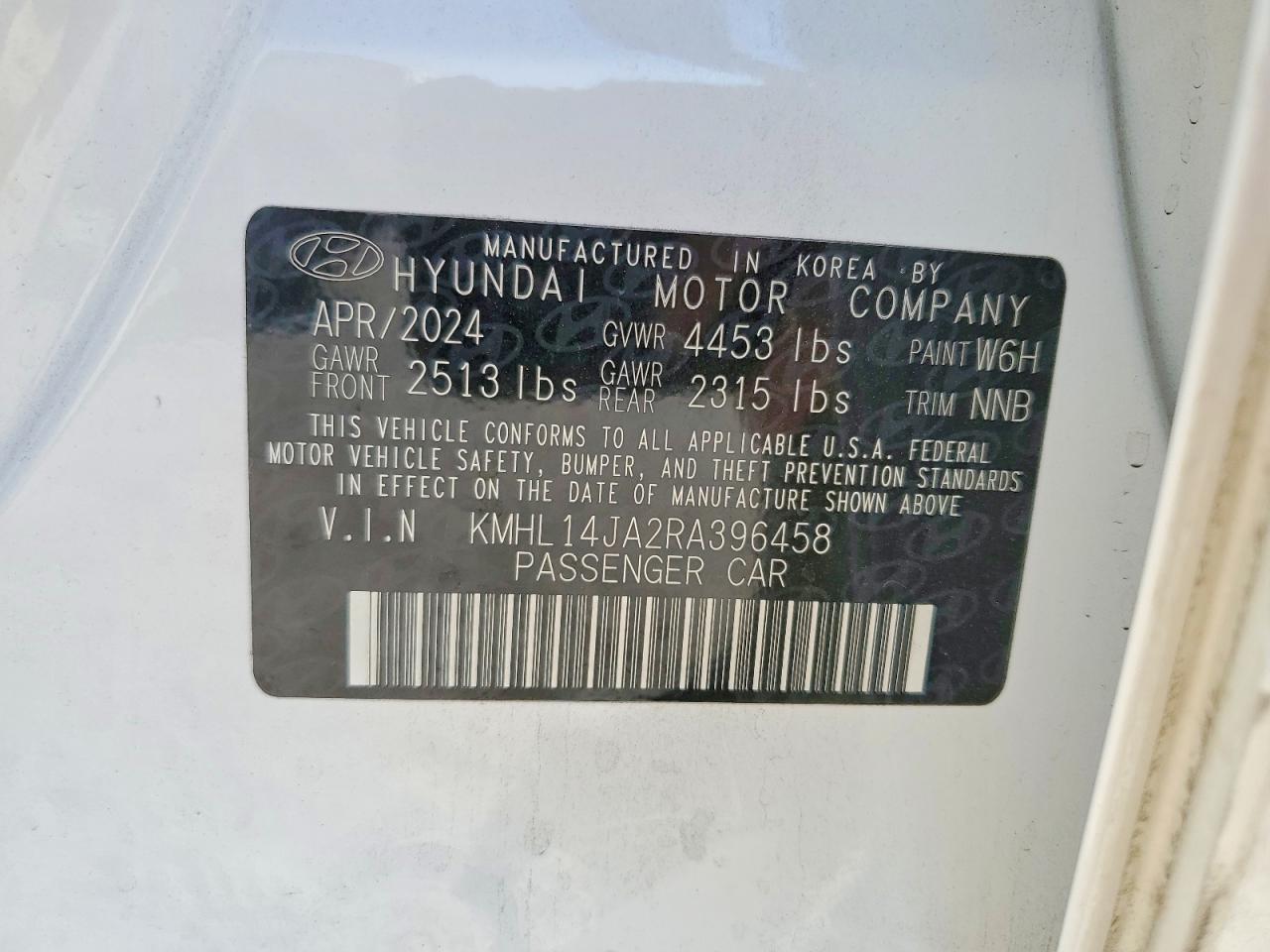 2024 HYUNDAI SONATA SEL photo 13