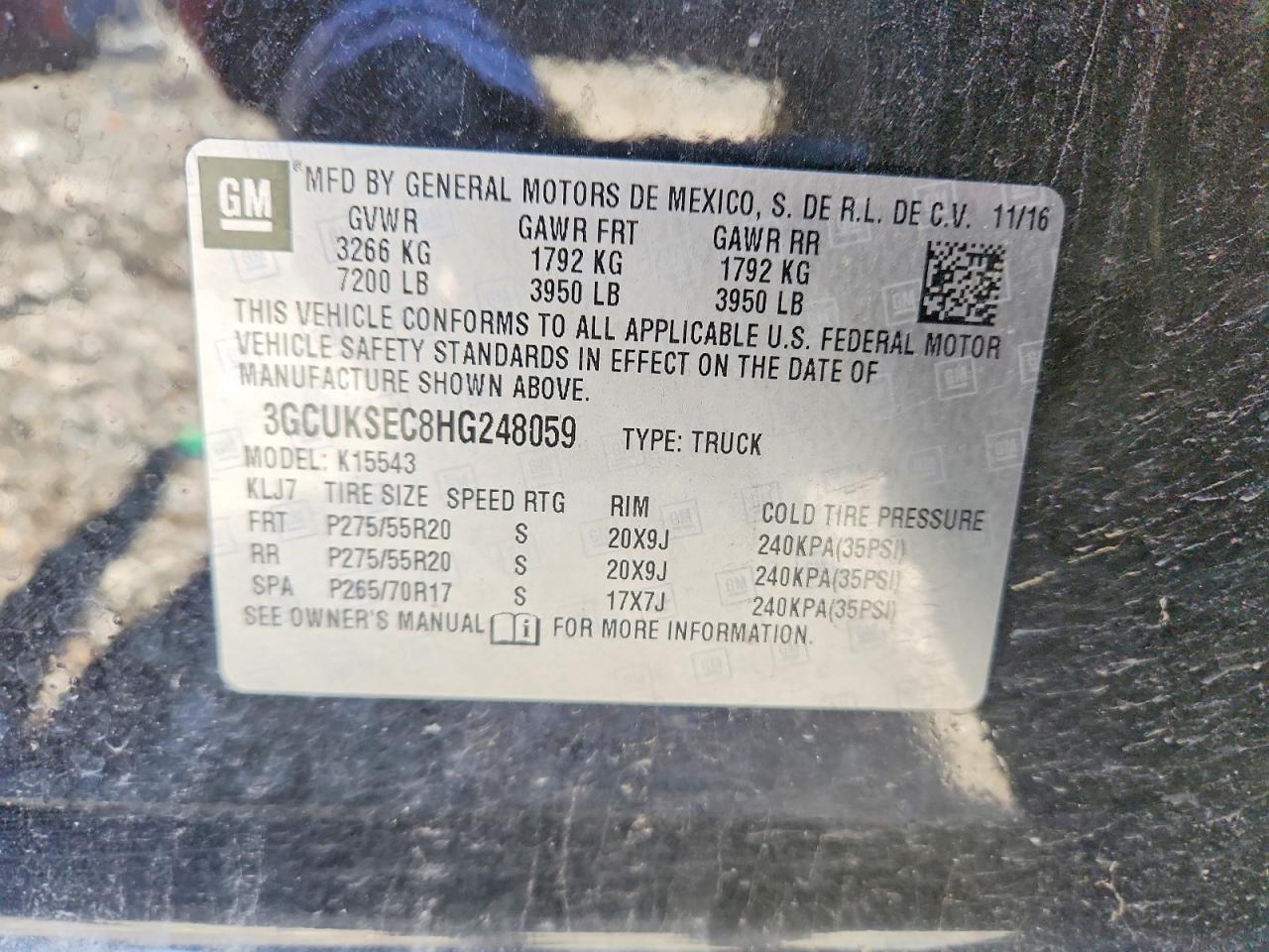 2017 CHEVROLET SILVERADO K1500 LTZ photo 12