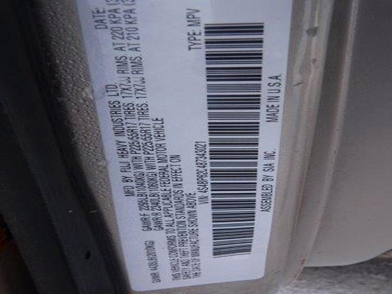 2008 SUBARU OUTBACK 2.5I LIMITED photo 9