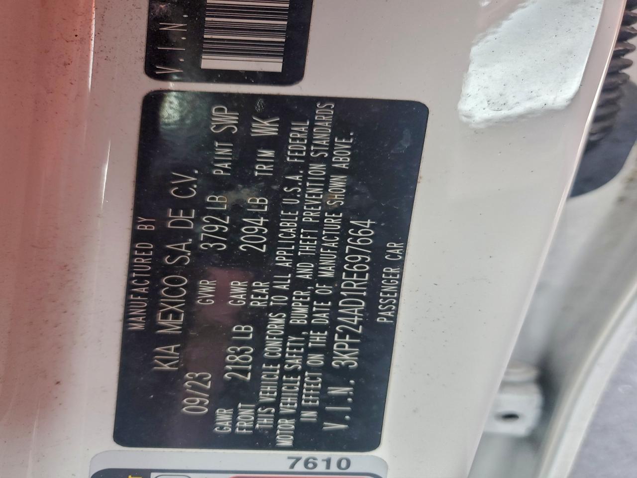 2024 KIA FORTE LX photo 13