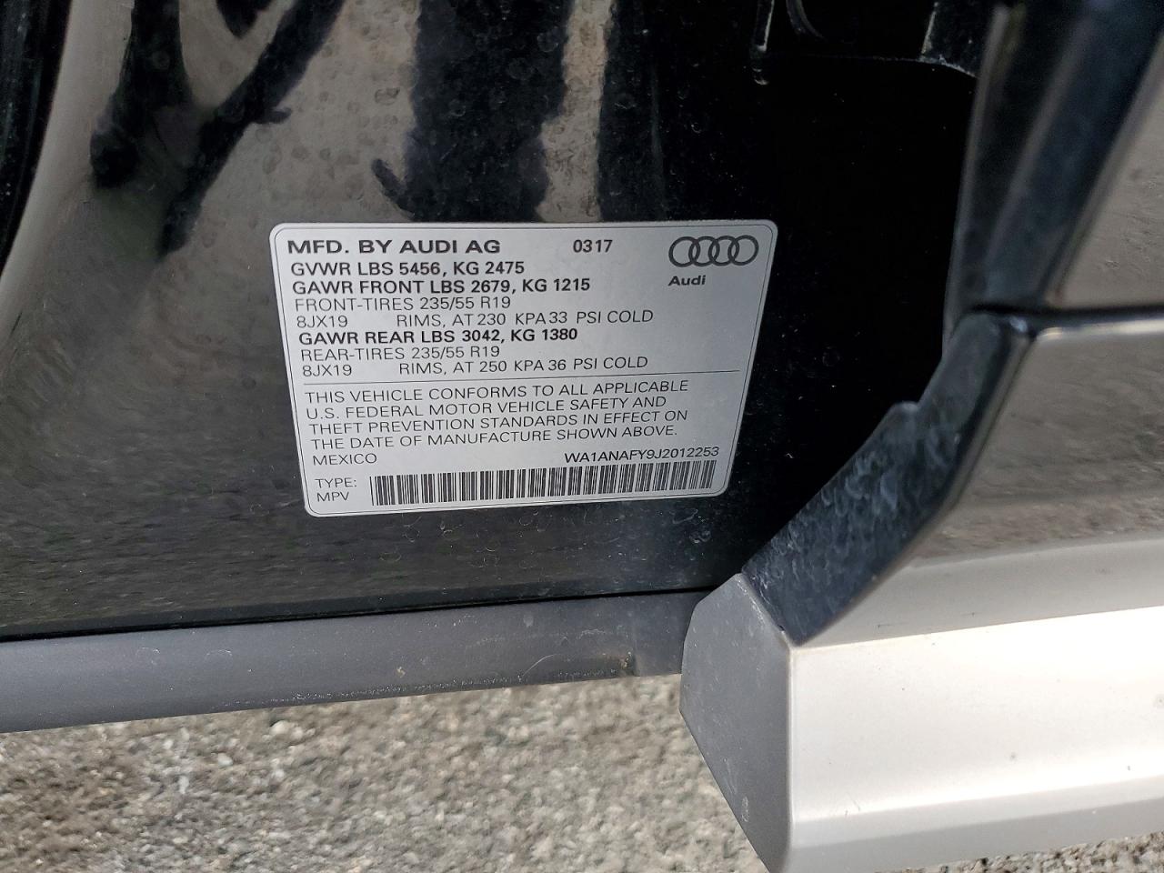 2018 AUDI Q5 PREMIUM photo 25