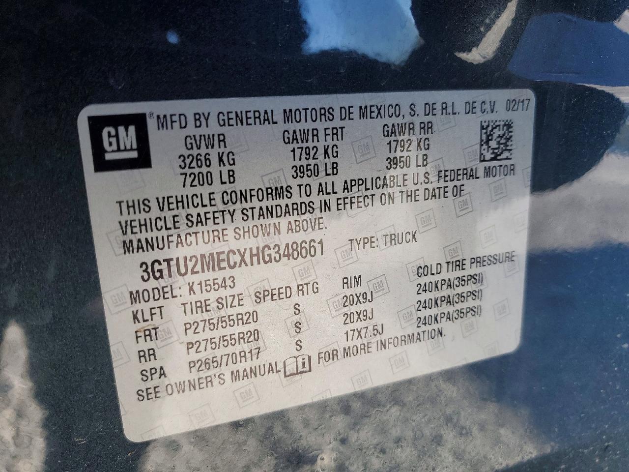2017 GMC SIERRA K1500 SLE photo 12