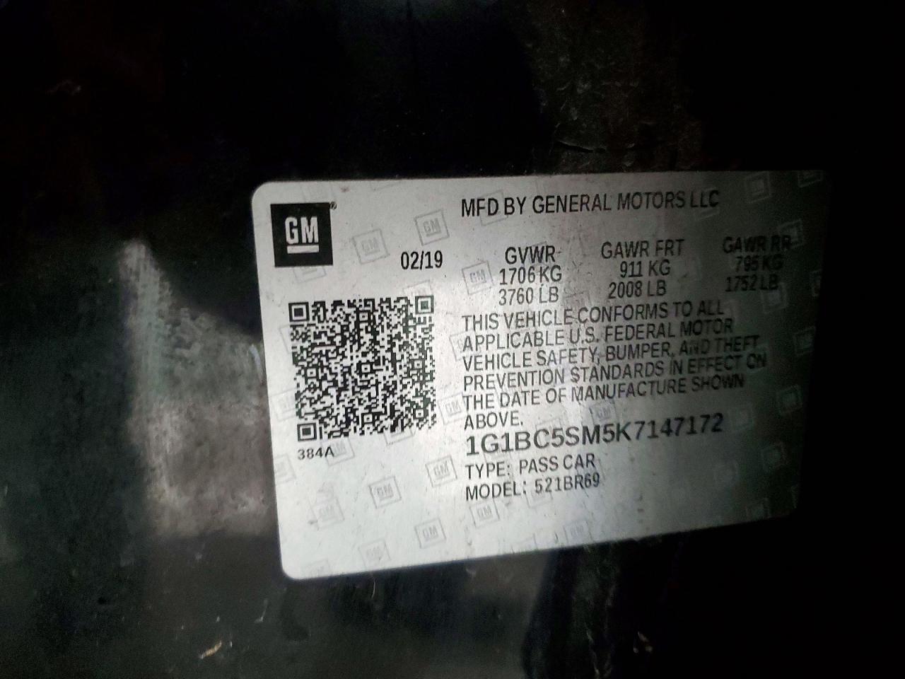 2019 CHEVROLET CRUZE LS photo 23