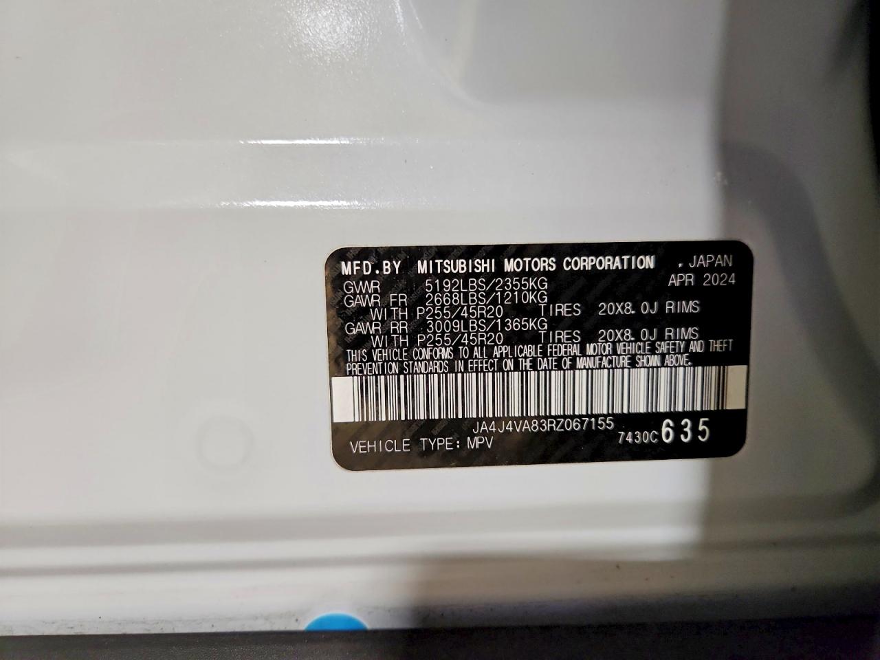 2024 MITSUBISHI OUTLANDER SE photo 14