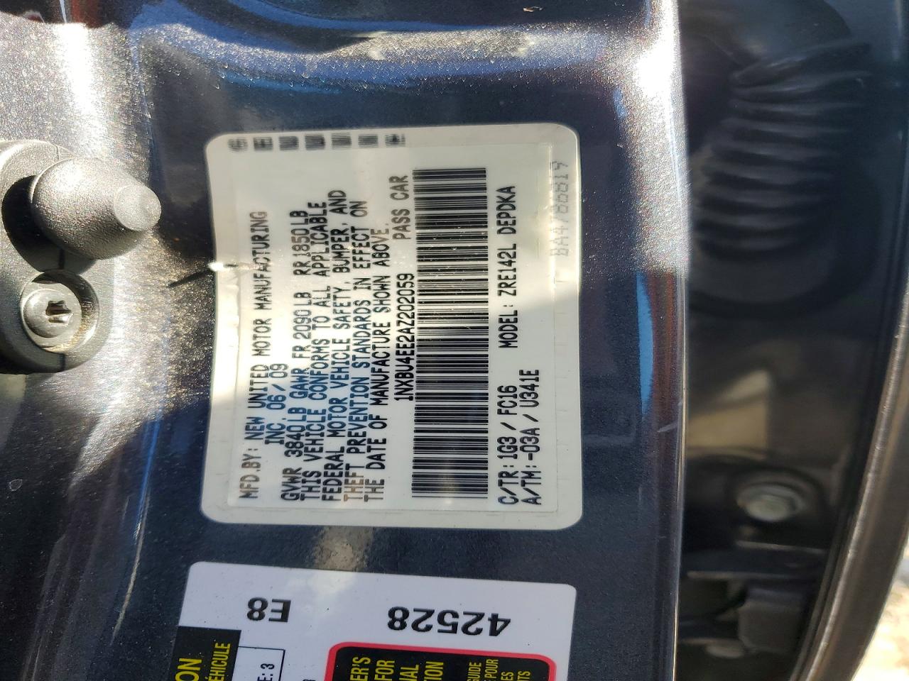 2010 TOYOTA COROLLA BASE photo 13