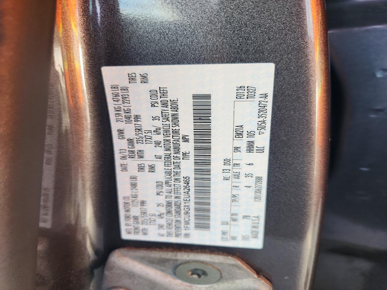 2014 FORD ESCAPE SE photo 14