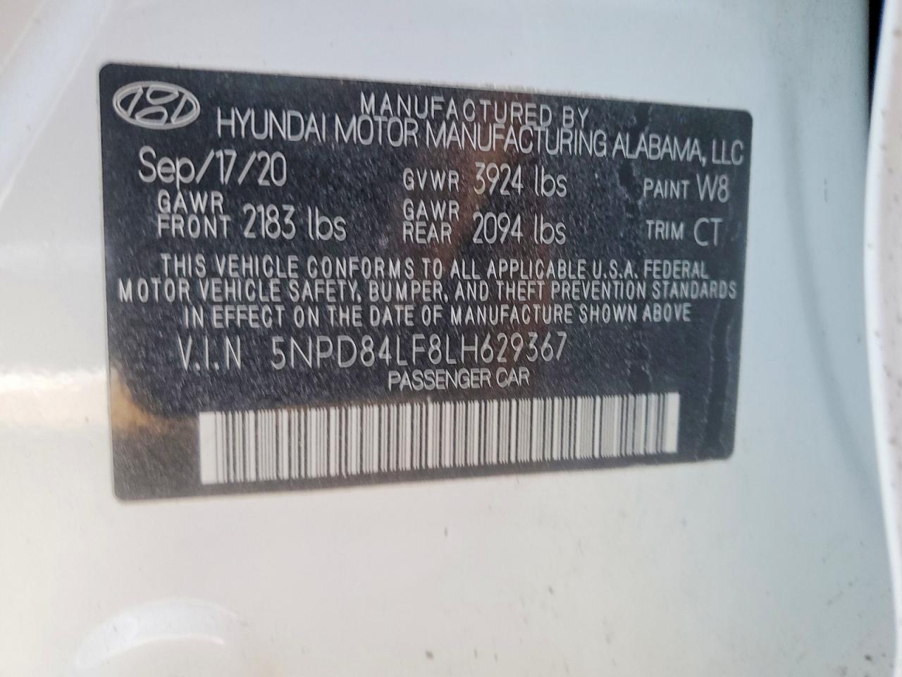 2020 HYUNDAI ELANTRA SEL photo 12