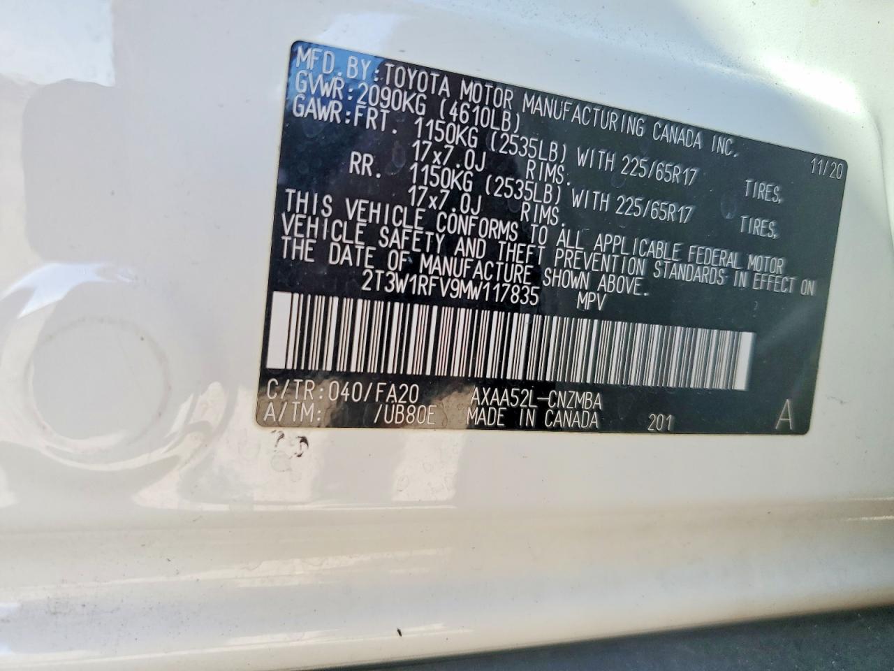 2021 TOYOTA RAV4 XLE photo 34