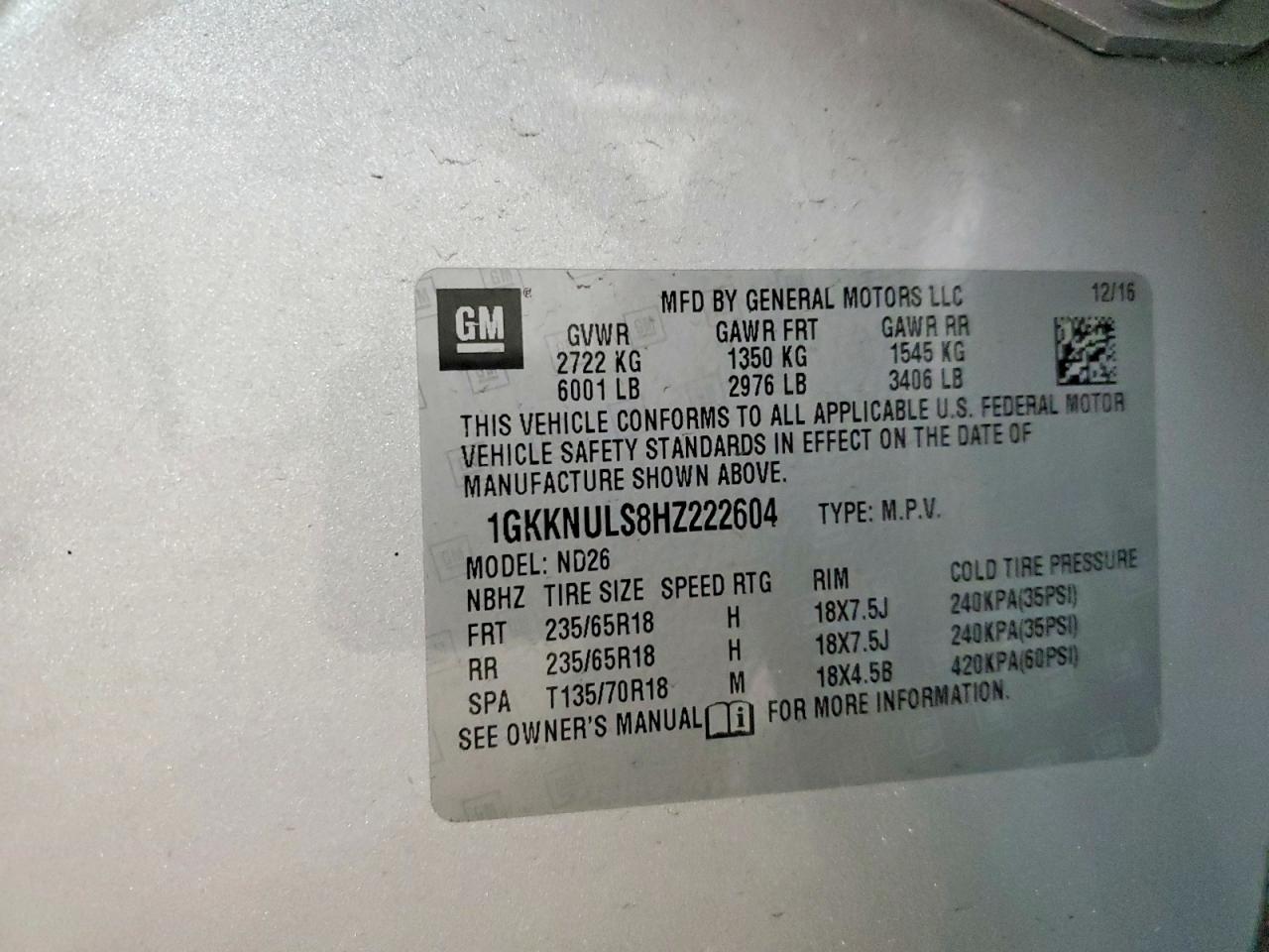 2017 GMC ACADIA SLT-1 photo 13