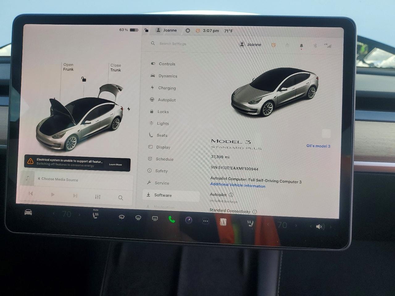 2021 TESLA MODEL 3 photo 9
