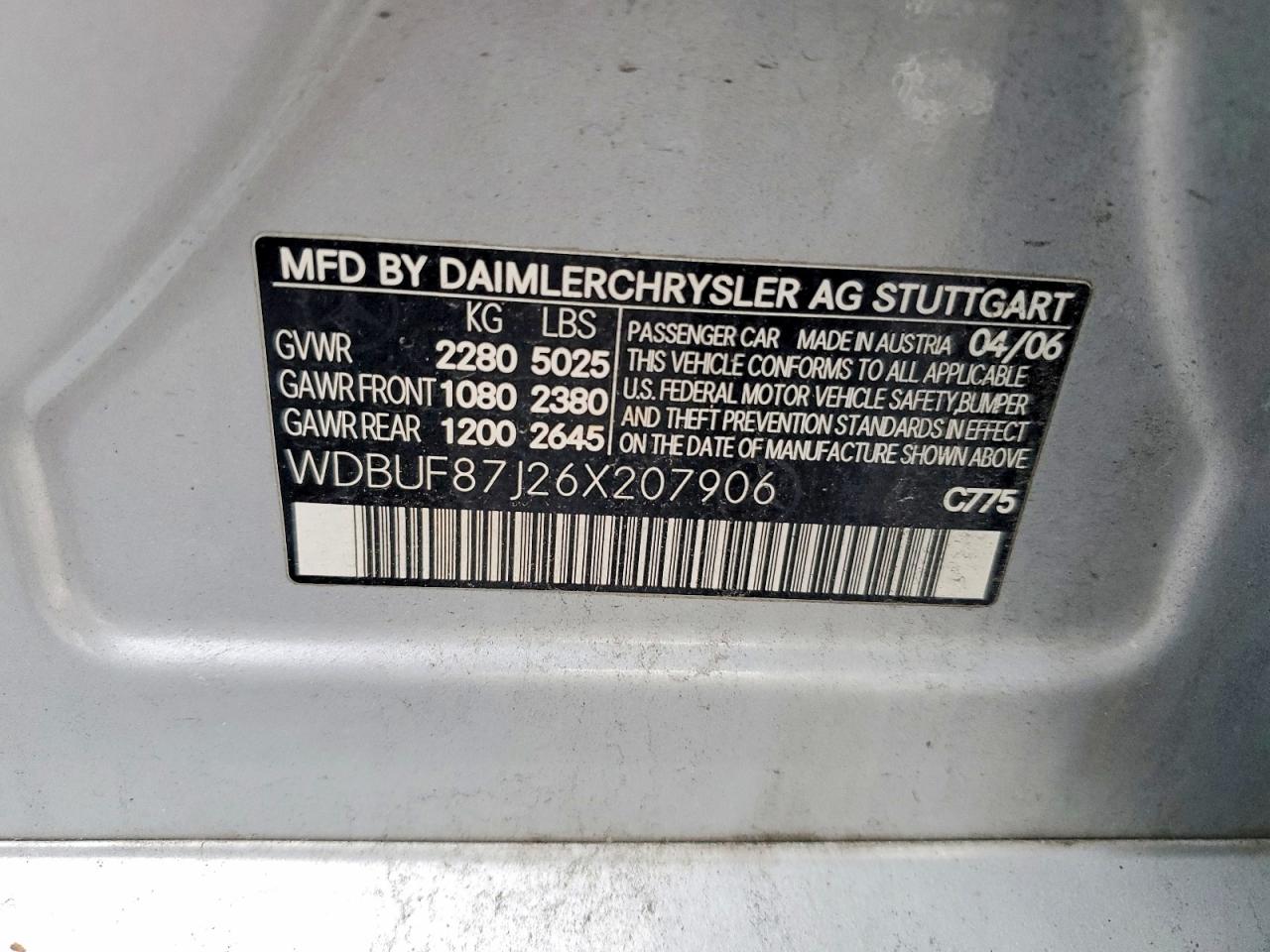2006 MERCEDES-BENZ E 350 4MATIC photo 12