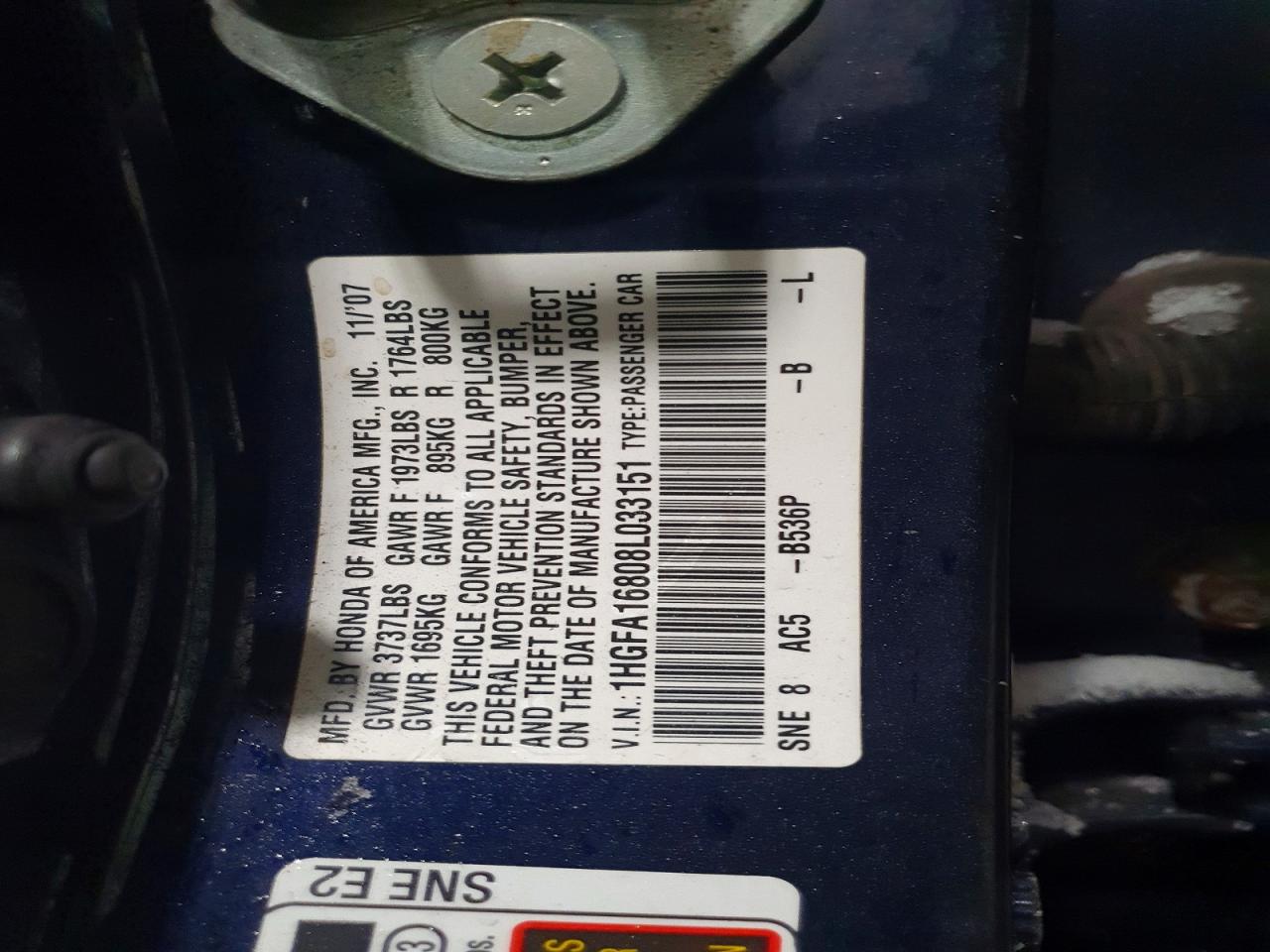 2008 HONDA CIVIC EX photo 23