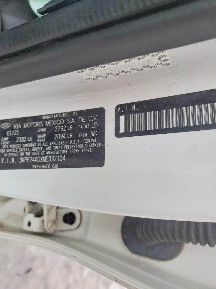 2021 KIA FORTE LXS photo 12