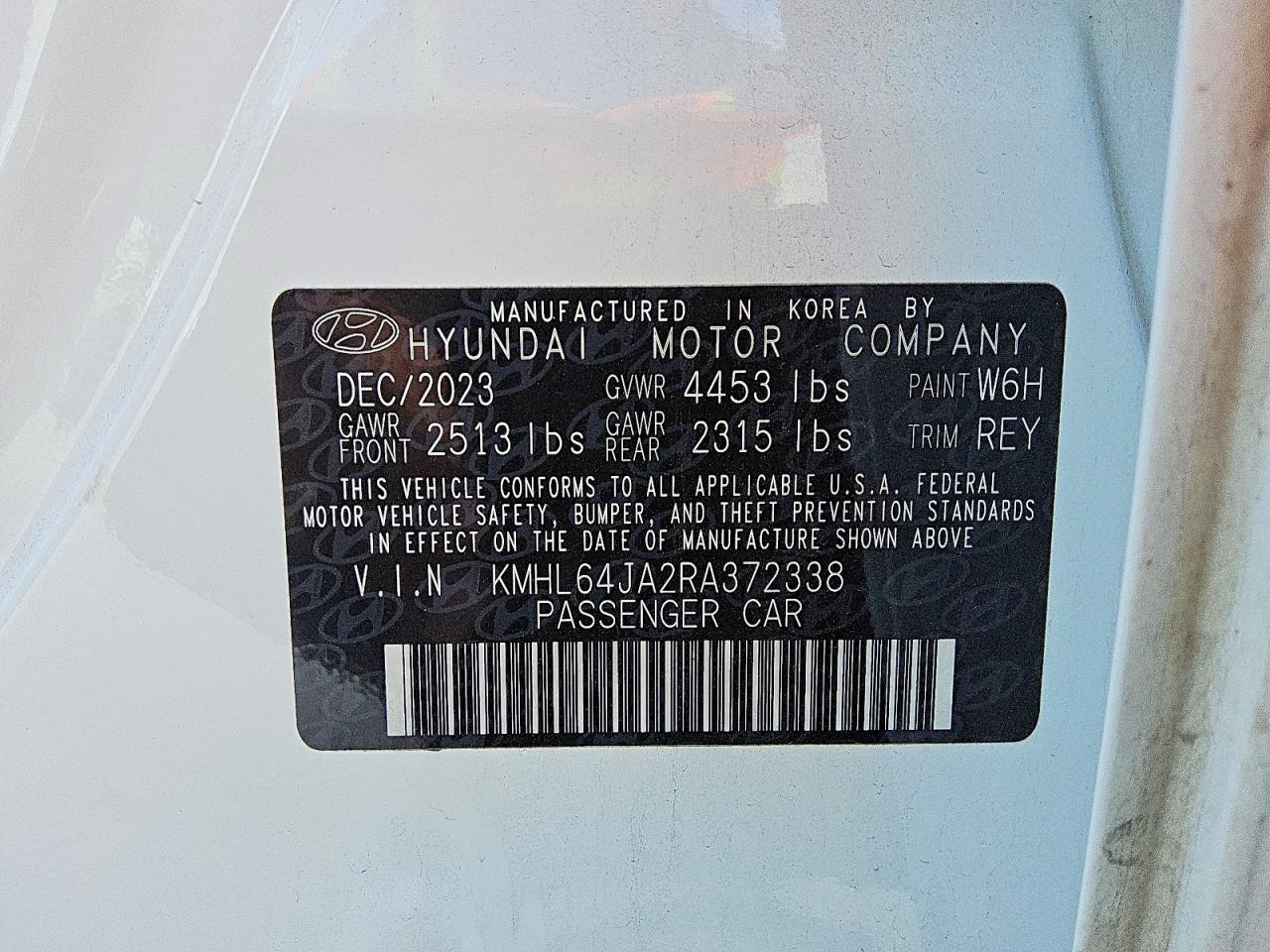 2024 HYUNDAI SONATA SEL photo 12