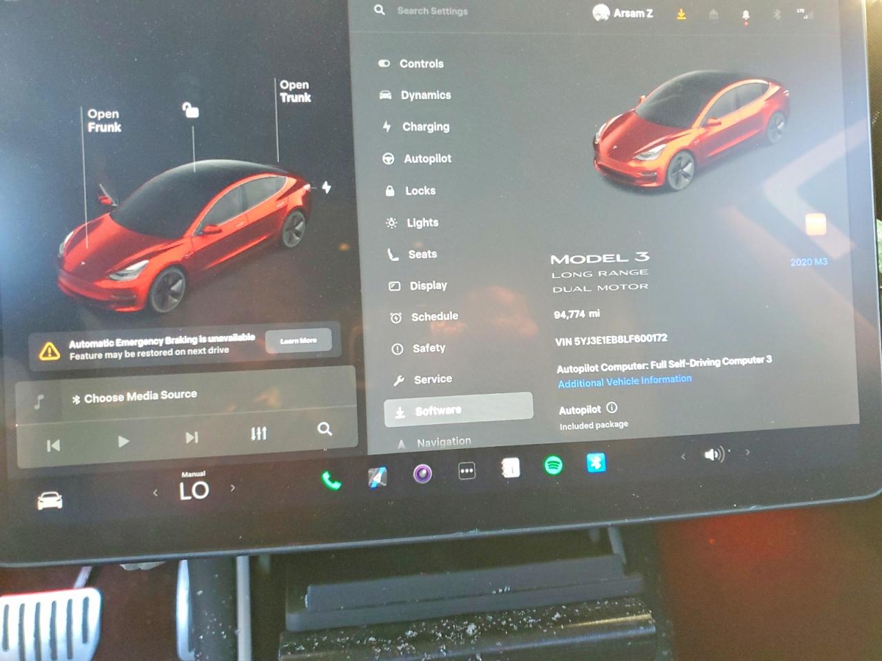 2020 TESLA MODEL 3 photo 9