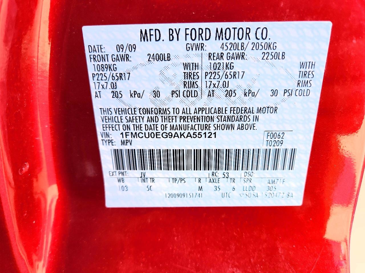 2010 FORD ESCAPE LIMITED photo 13