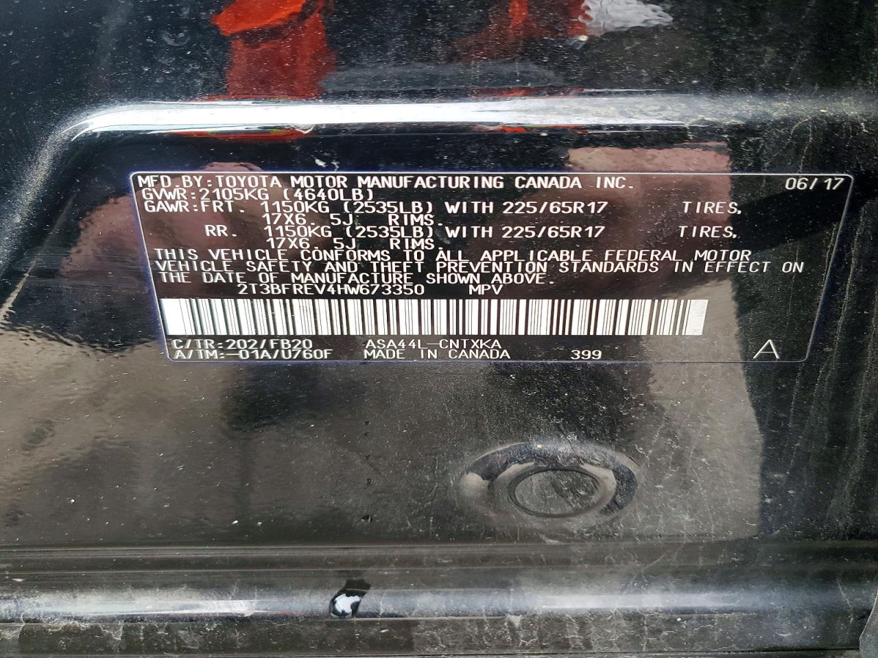 2017 TOYOTA RAV4 LE photo 27