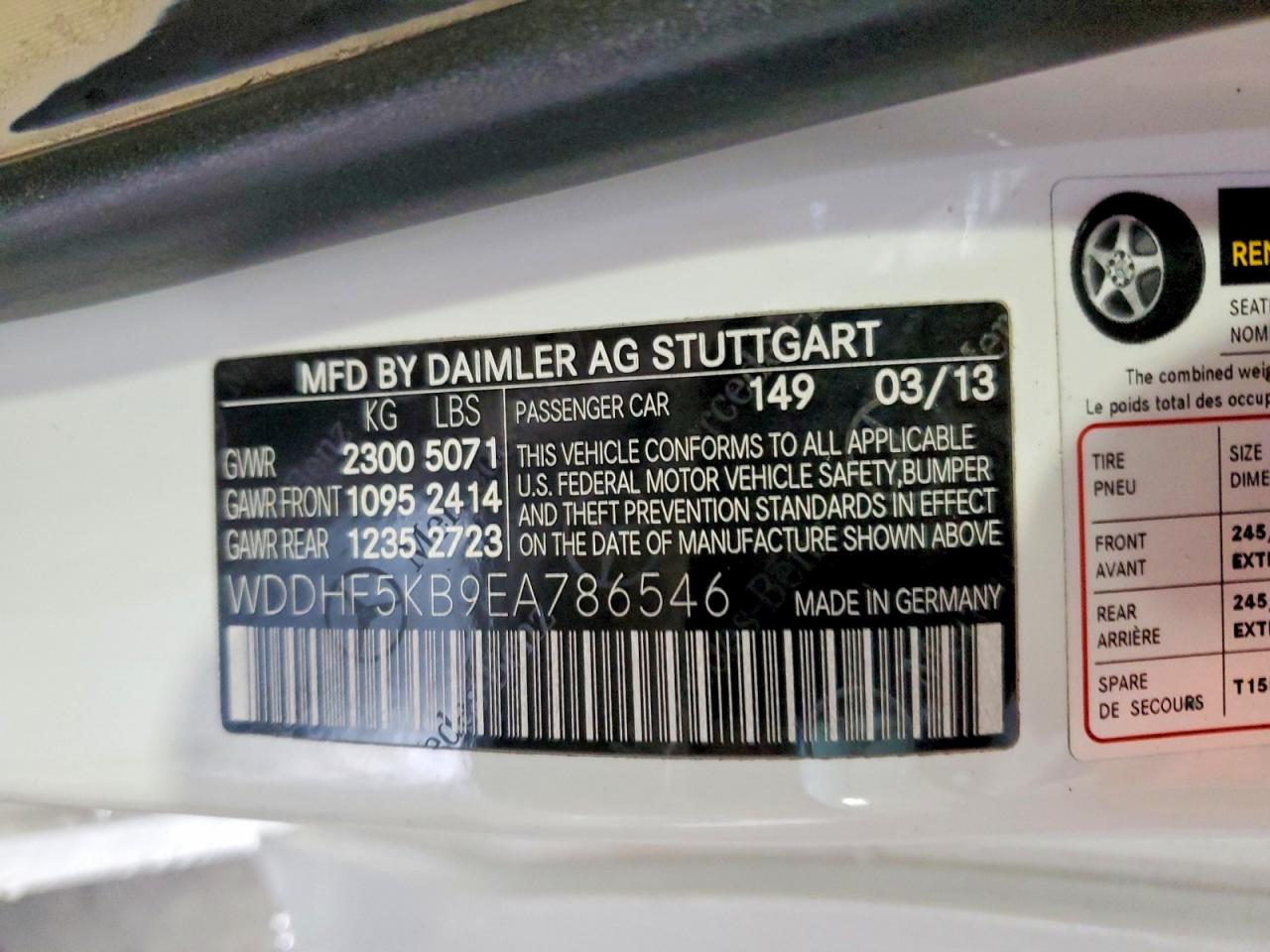 2014 MERCEDES-BENZ E 350 photo 12