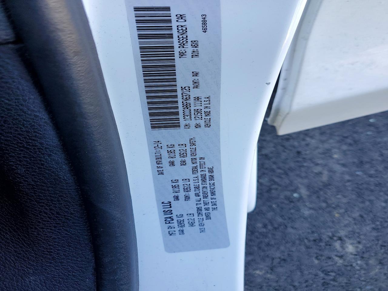 2015 CHRYSLER 200 LIMITED photo 12