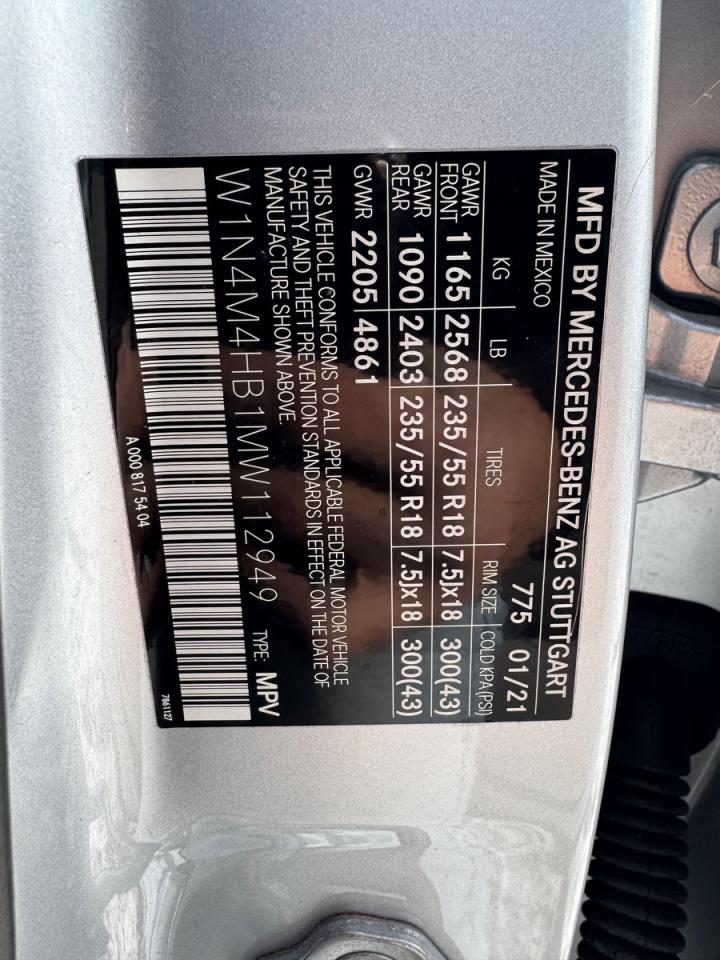 2021 MERCEDES-BENZ GLB 250 4MATIC photo 10