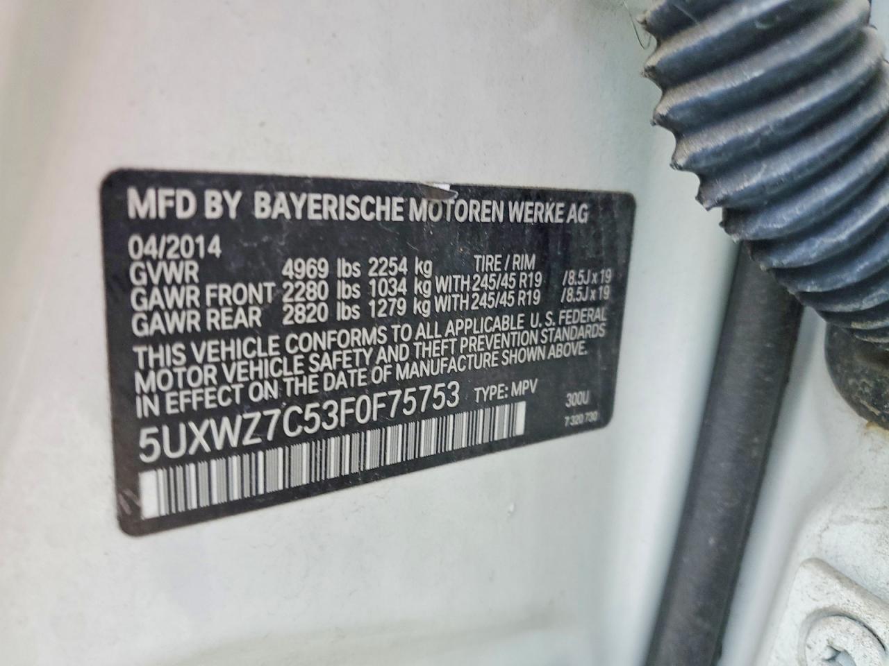 2015 BMW X3 SDRIVE28I photo 13
