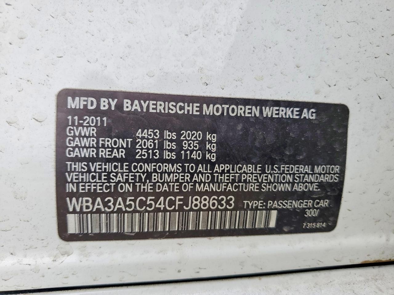 2012 BMW 328 I photo 12