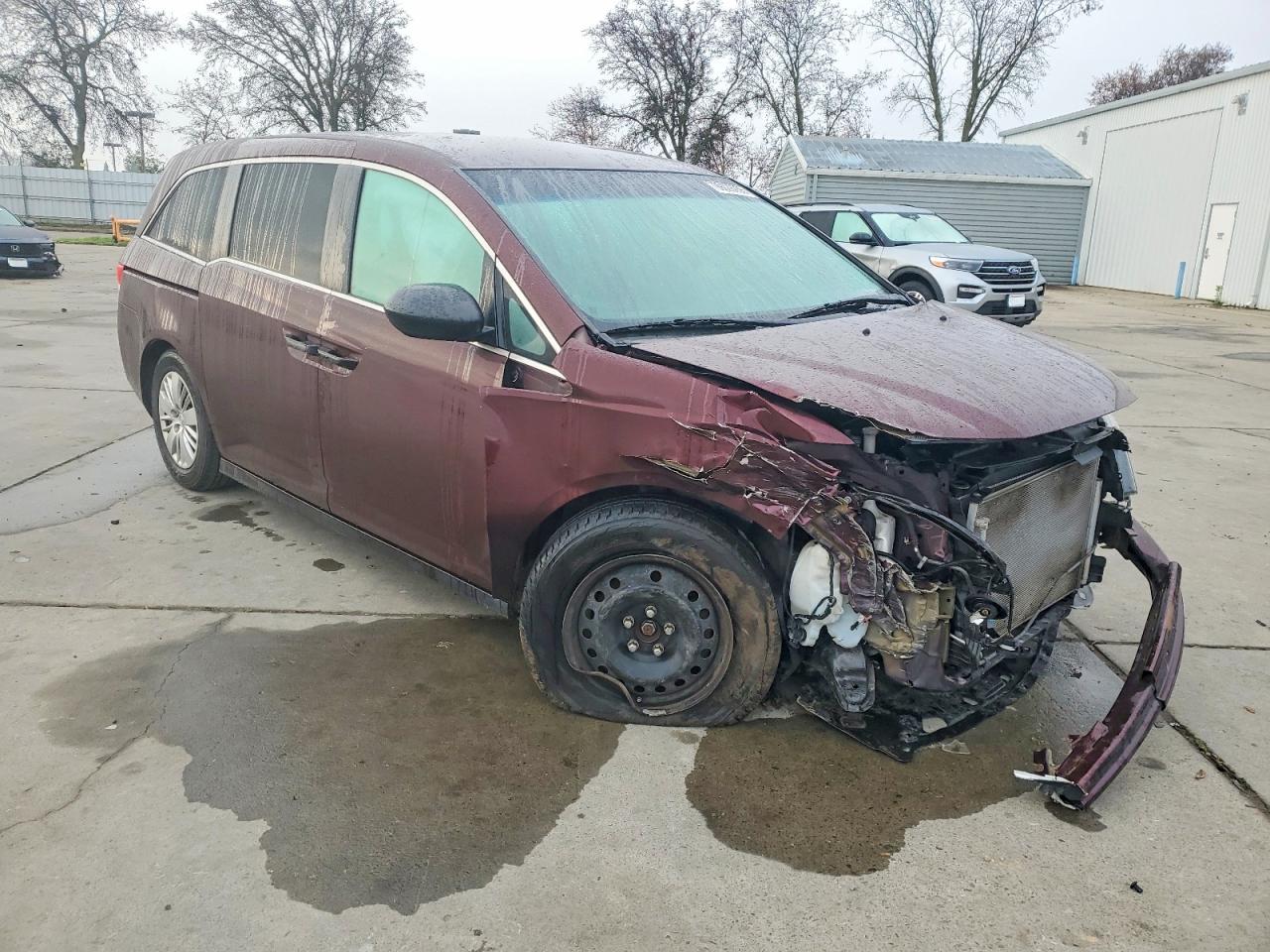 2014 HONDA ODYSSEY LX photo 4