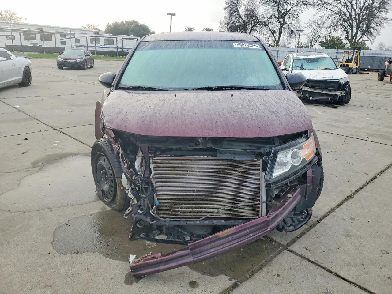 2014 HONDA ODYSSEY LX photo 5