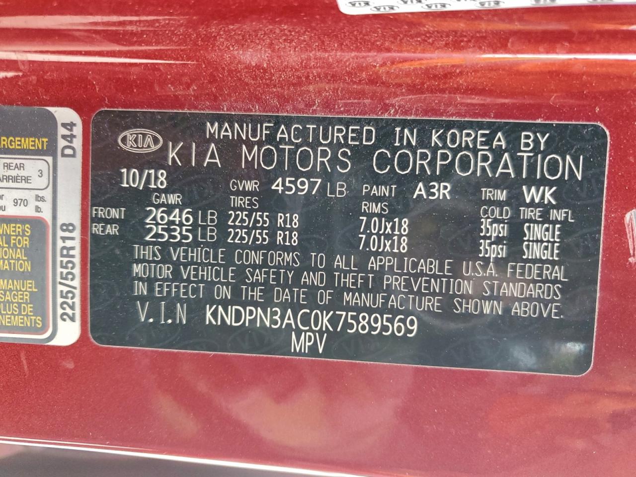 2019 KIA SPORTAGE EX photo 40
