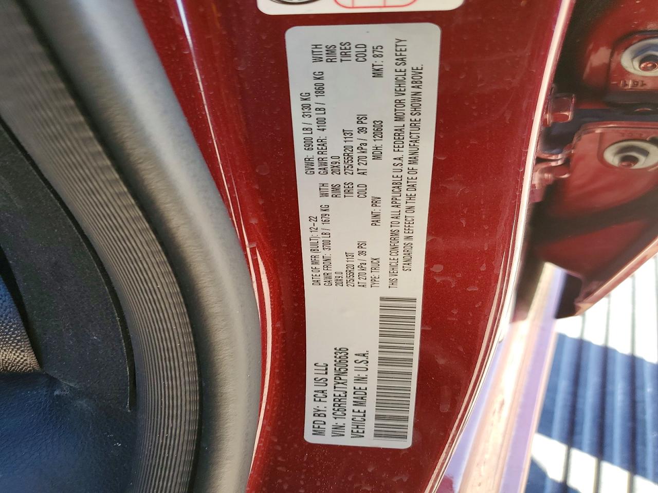 2023 RAM 1500 LARAMIE photo 12