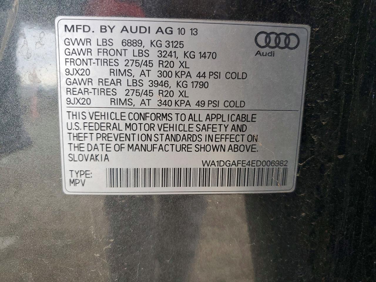 2014 AUDI Q7 PRESTIGE photo 13