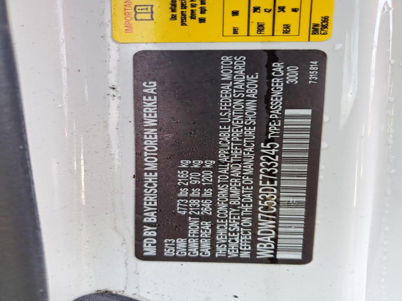 2013 BMW 328 I SULEV photo 12