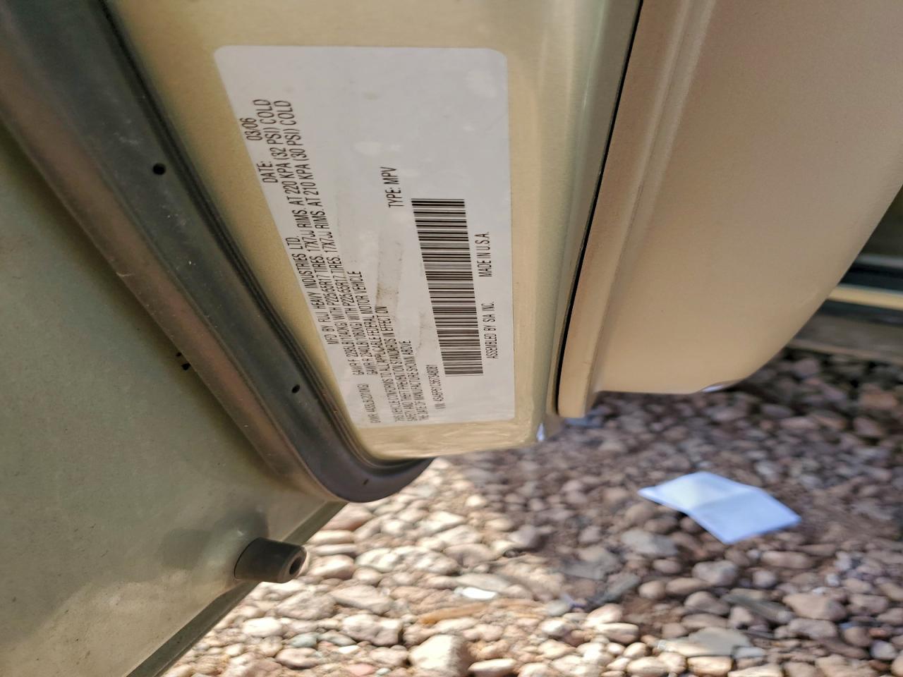 2006 SUBARU LEGACY OUTBACK 2.5I photo 13
