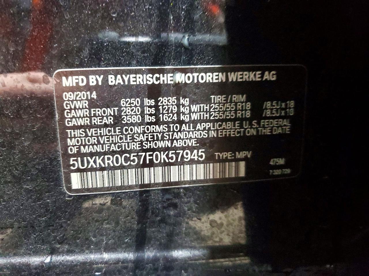2015 BMW X5 XDRIVE35I photo 25