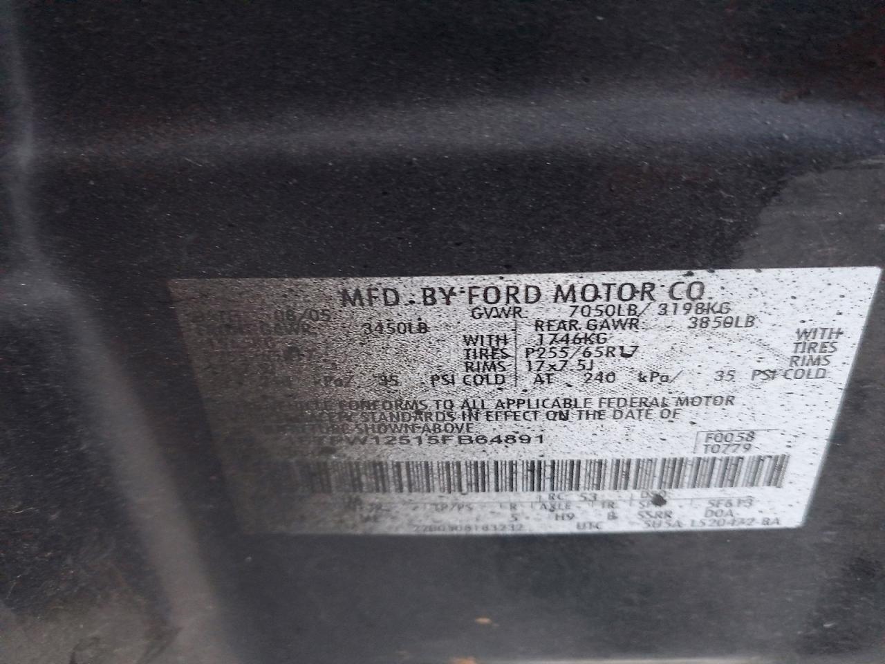 2005 FORD F150 SUPERCREW photo 12