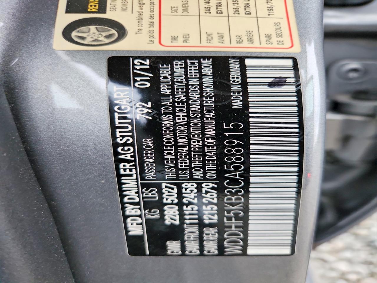 2012 MERCEDES-BENZ E 350 photo 12